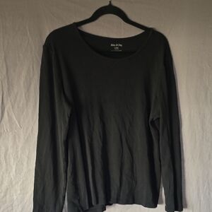 White Stag Black Cotton Top